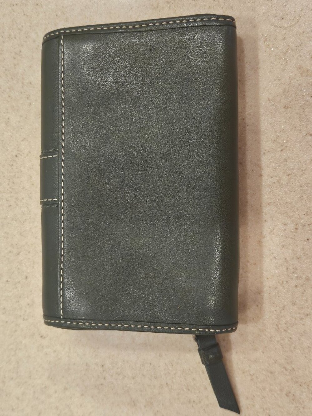 RARE VINTAGE LIMITED EDITION COACH GREEN SOHO LEATHER WALLET BILLFOLD ZIP COIN - Picture 2 of 14
